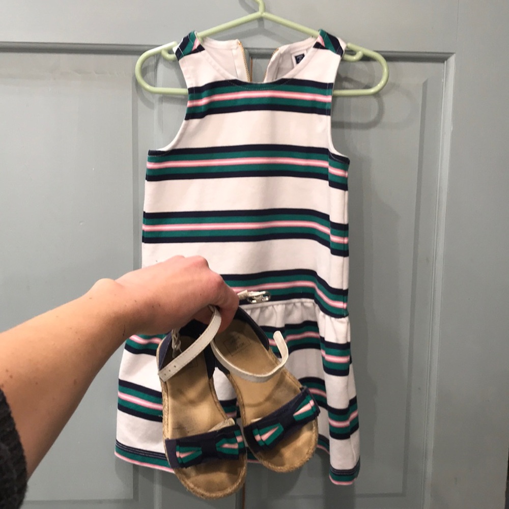 Janie and Jack Size 3 Dress & Matching Sandals